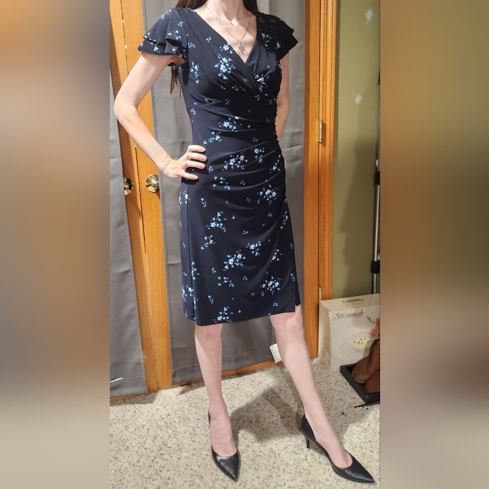 Ralph Lauren Silk Floral Dress